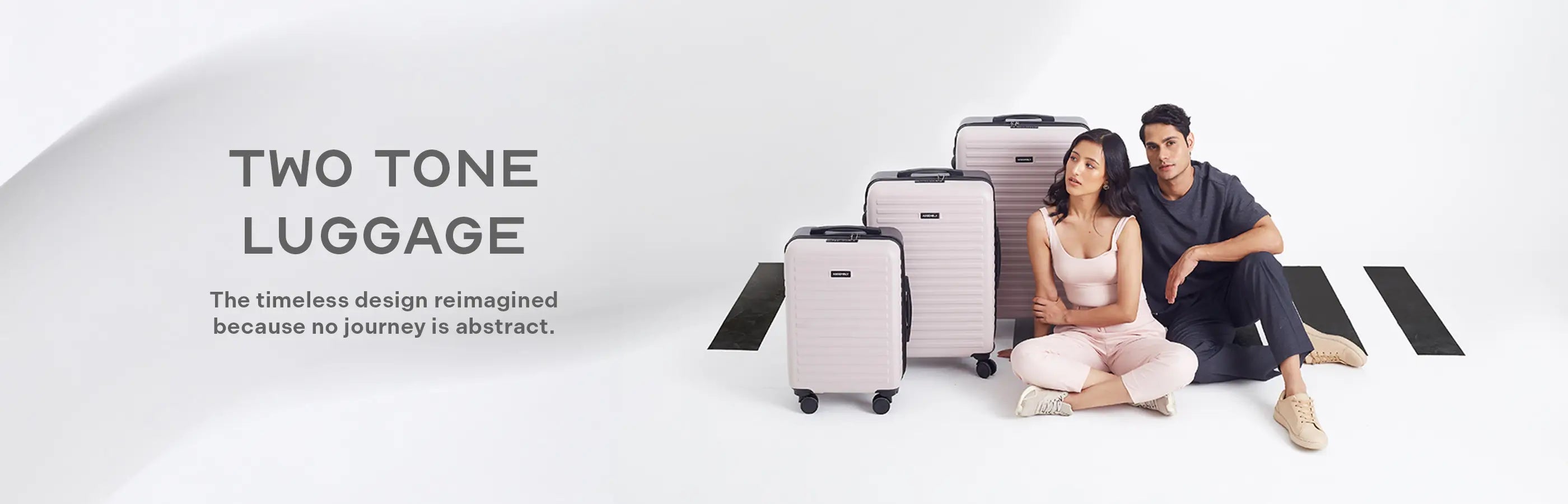 Two Tone Luggage Bags
