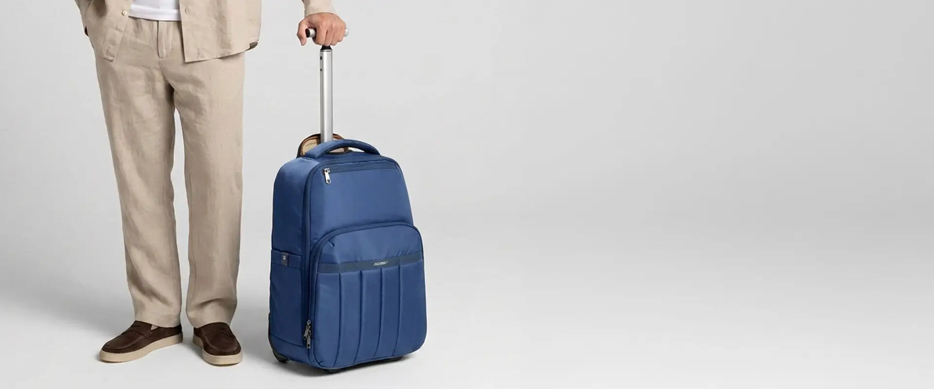backpack trolley travel bags online purchase Rolling with 4 Extra Wheels - Water-Resistant, Airline Approved Underseat Luggage, Ideal 18*14*8 Personal Item Suitcase, Wheeled Backpack, Roller Backpack,Rolling Laptop Bag it keeps your beloved backpack from touching the ground.In addition MASSTER Trolly Travelling Bag Designed