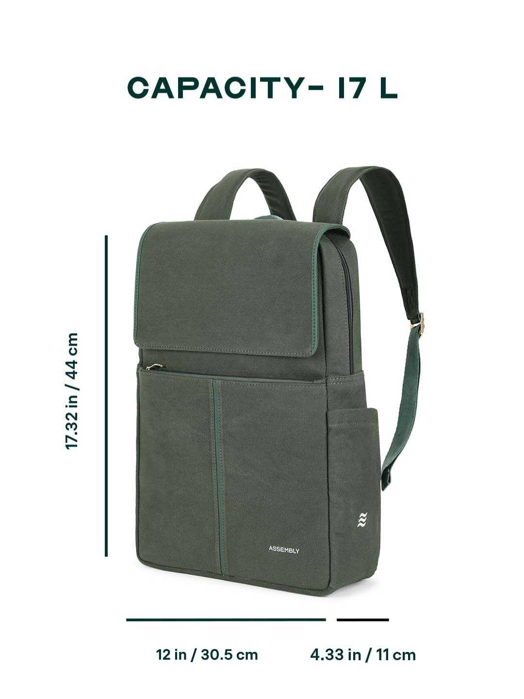 Buy Iris Backpack | Green | Laptop Backpack – Backpacks Online in India | Assembly