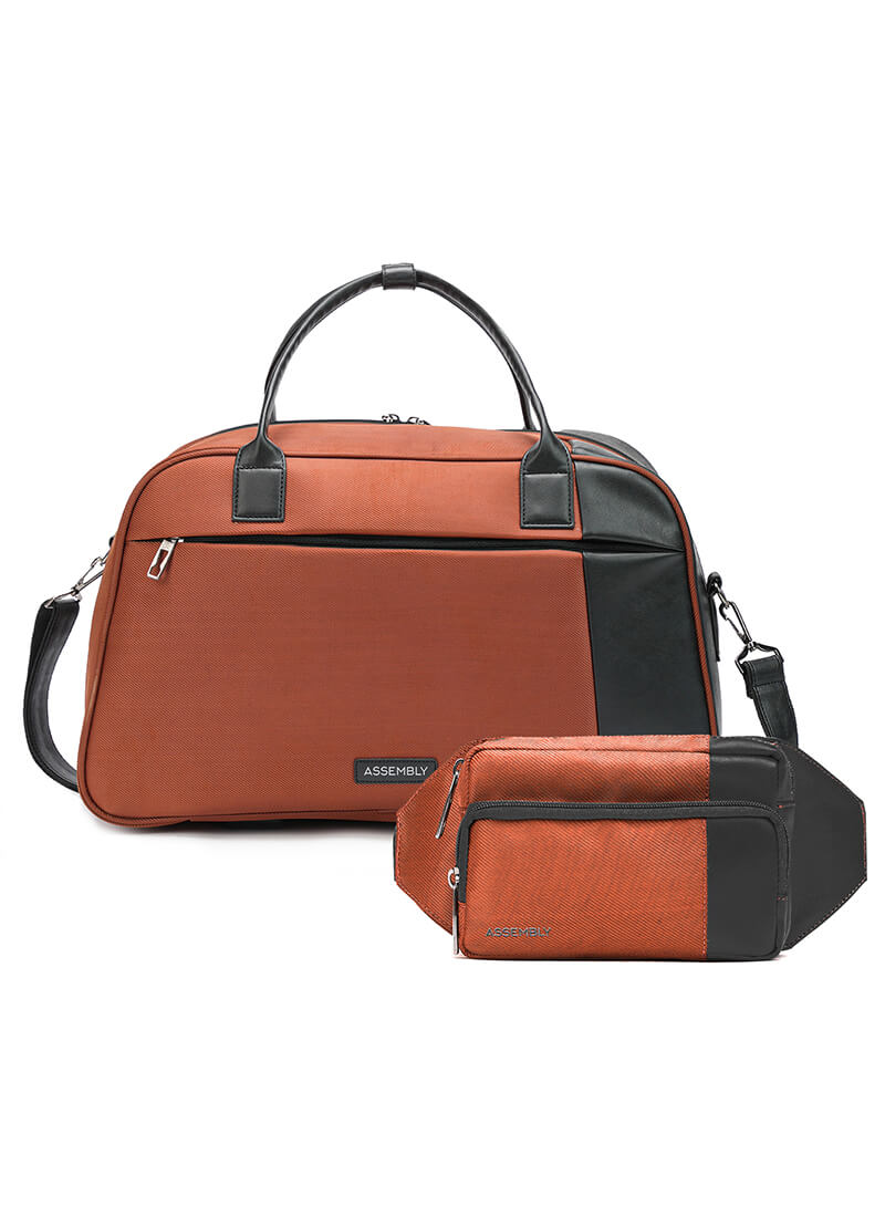 Verve & Flux Combo | Rust | Premium Duffle with Fanny Pack