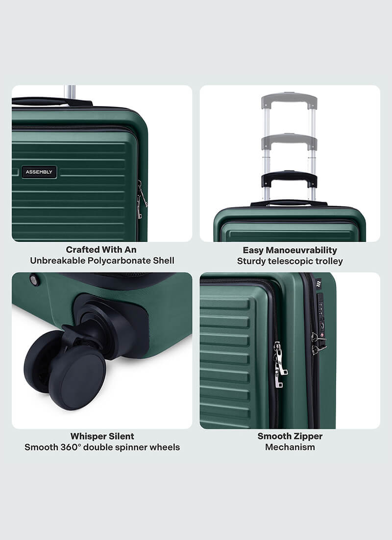 StarkPro Overnighter | Green | Overnighter Hard Luggage