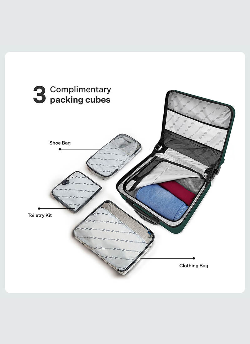 StarkPro Overnighter | Green | Overnighter Hard Luggage