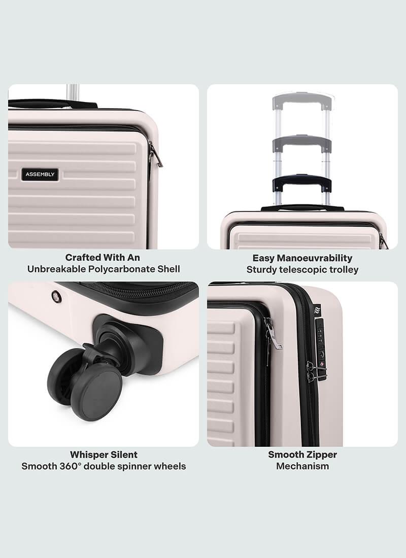 StarkPro Overnighter | Ivory | Overnighter Hard Luggage