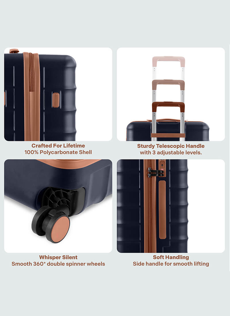Odyssey Combo | Ocean | Medium+Large Hard Luggage