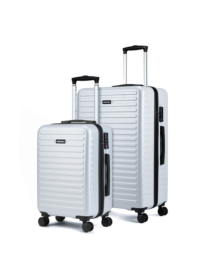 Stark Combo | Silver | Cabin+Large Hard Luggage