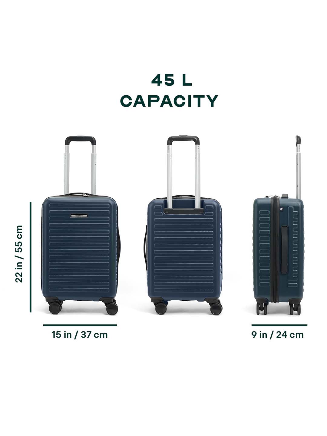 Buy Stark | Blue | Cabin Hard Luggage – Cabin Hard Luggage Online in India | Assembly