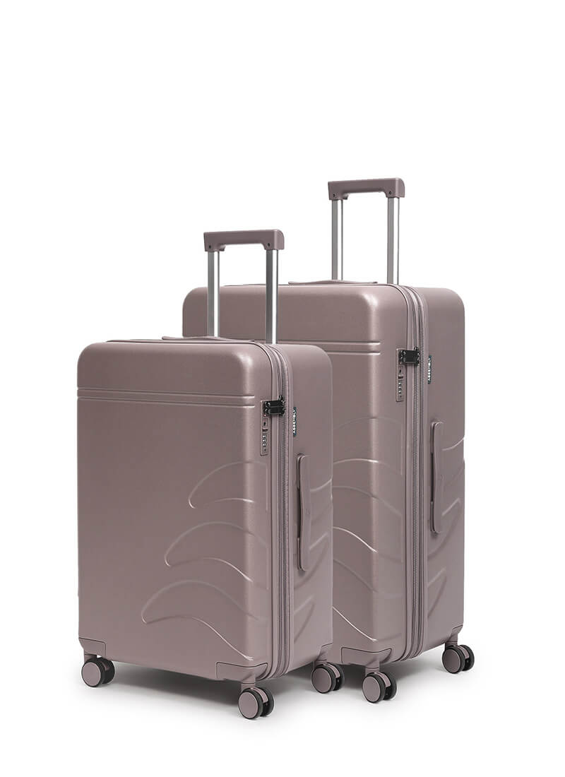 Flowe Combo Brown Medium+Large Hard Luggage