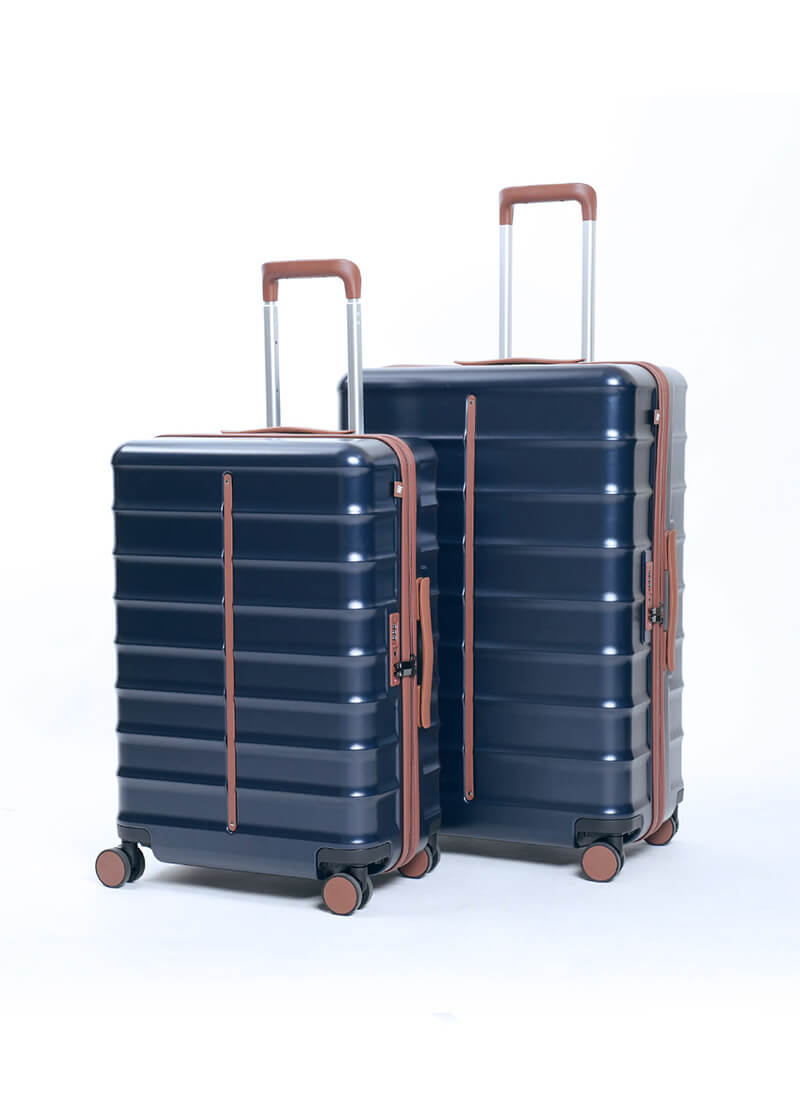 Rivacase 20 Luggage Carry On Odyssey Combo Ocean Medium+Large Hard