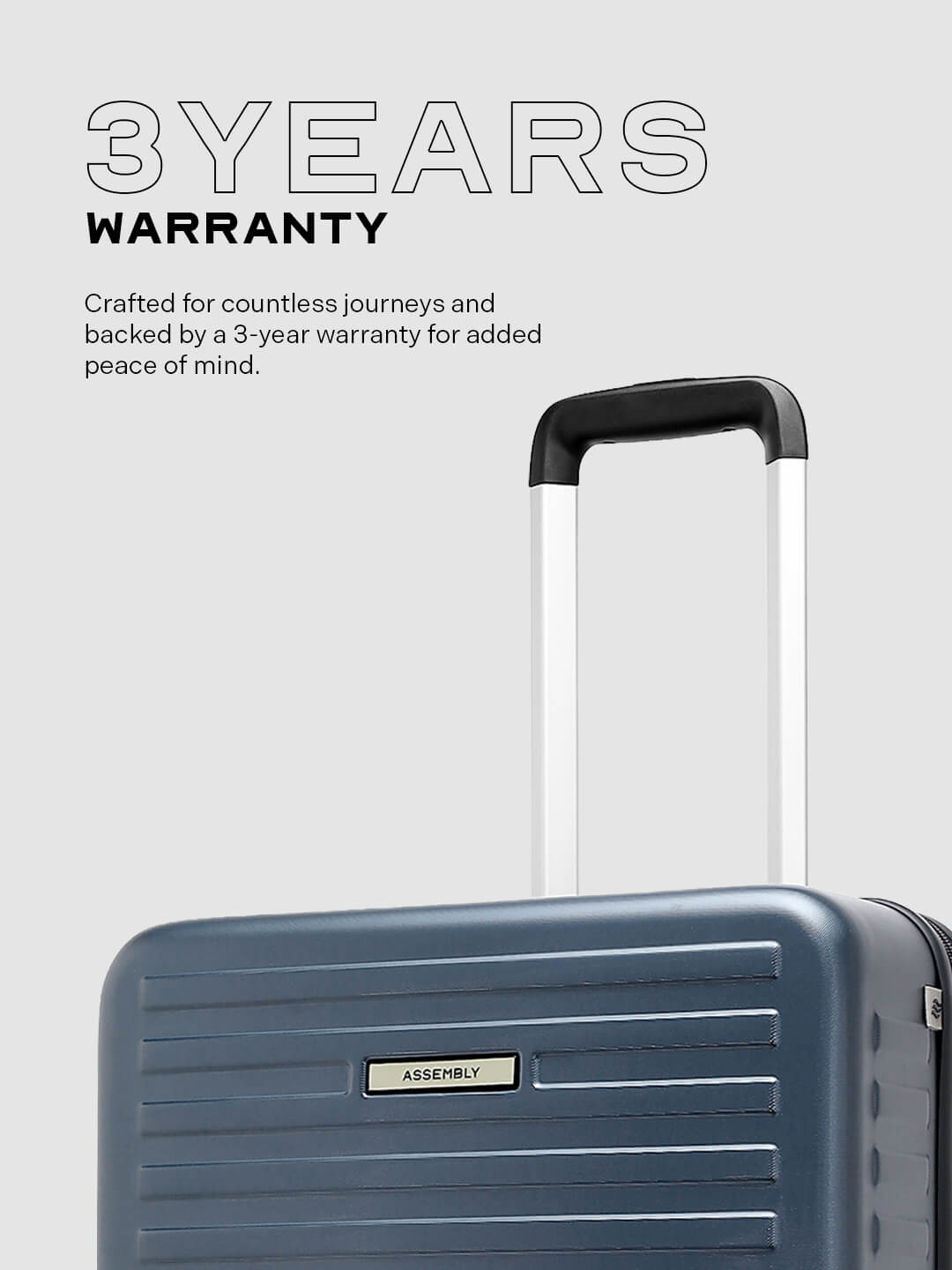 Stark | Blue | Large Hard Luggage