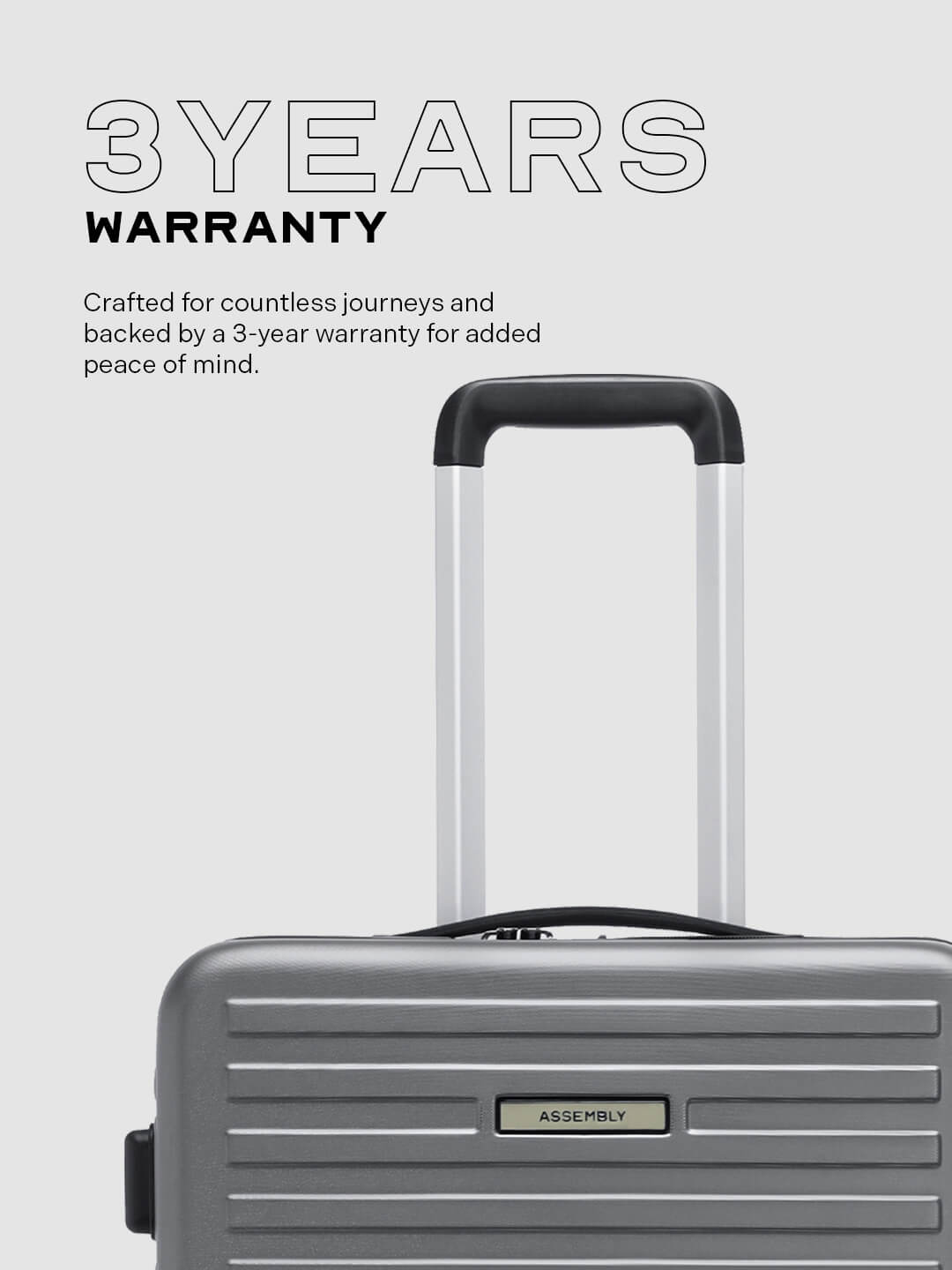 StarkPro | Grey | Cabin Hard Luggage