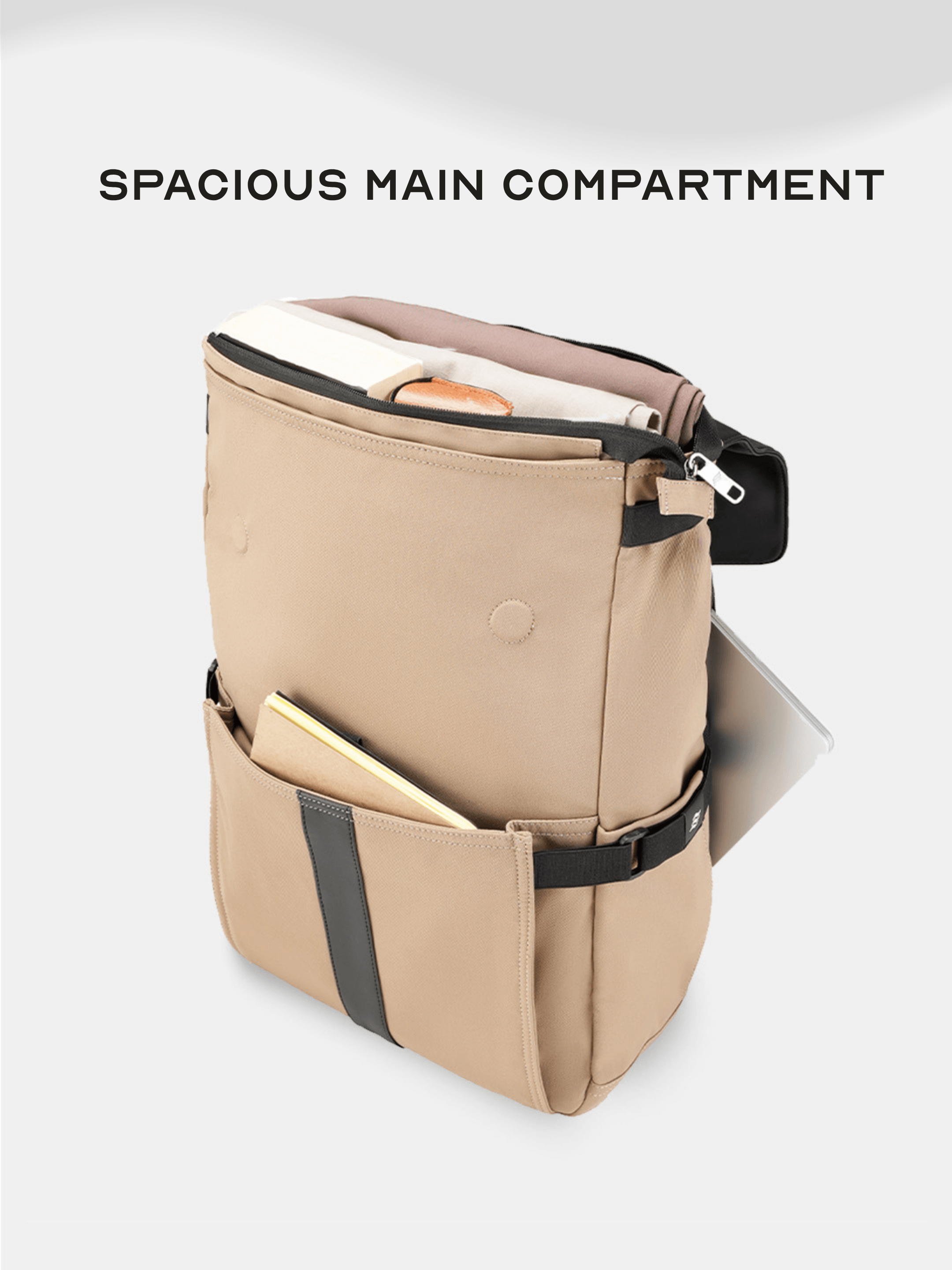 Kairo Laptop Backpack Beige