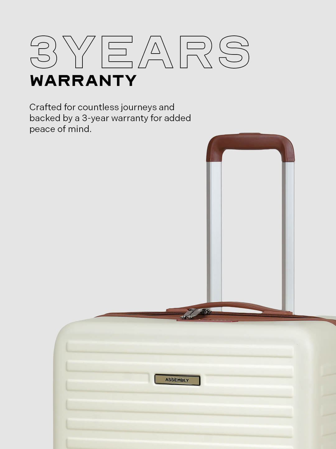 StarkPro Combo | Moon-White | CabinPro+Medium Hard Luggage