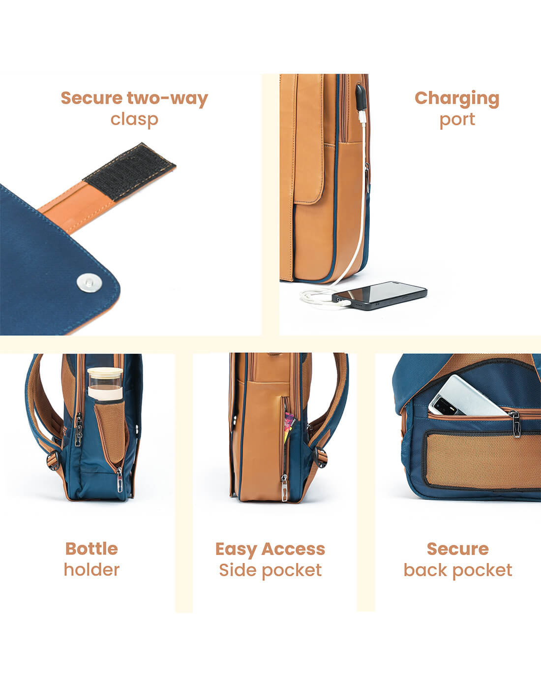 Echo | Blue | Laptop Backpack