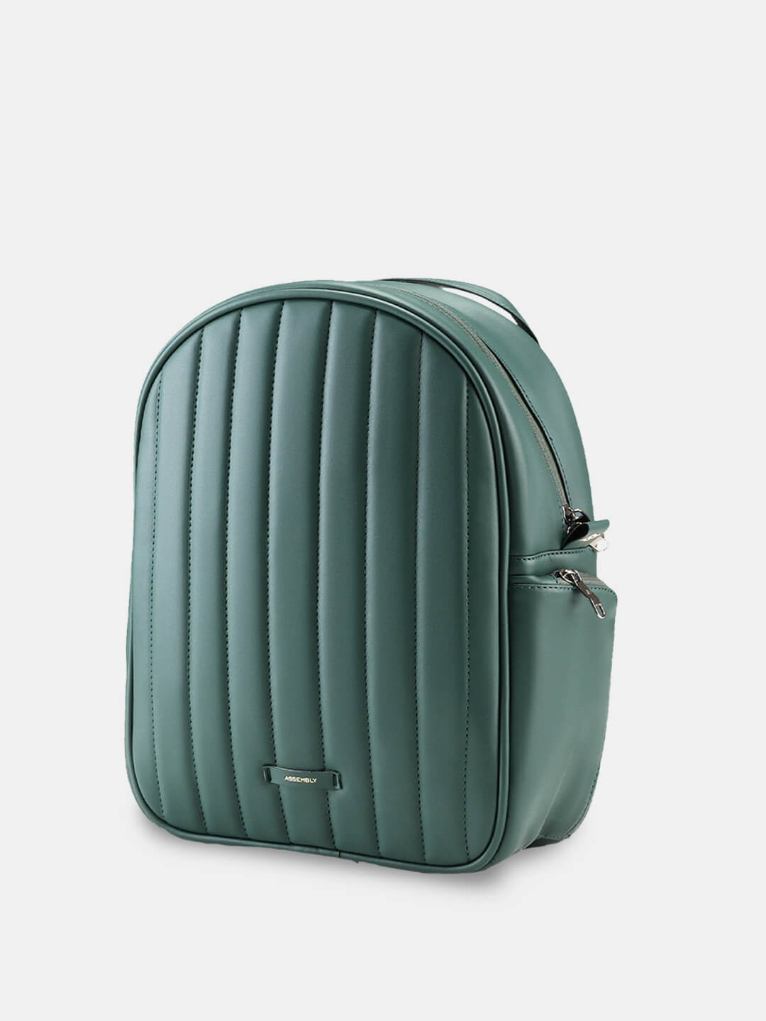 Conchita Quilted Backpack for Women & Girls Green