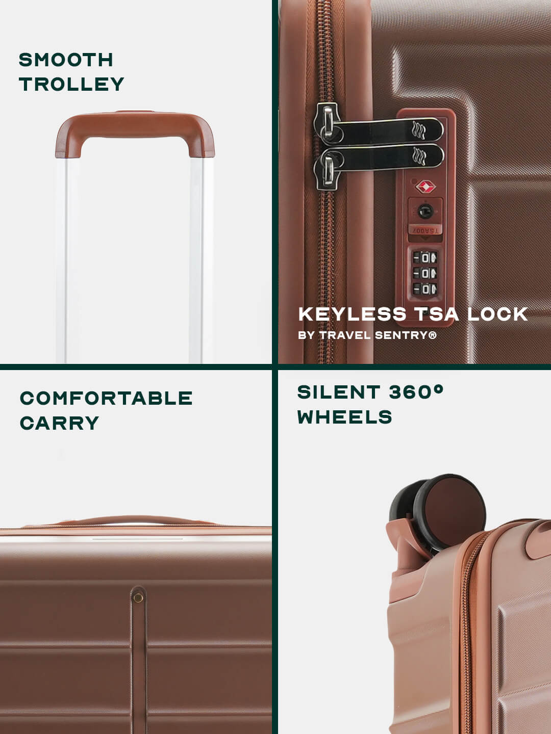Odyssey | Brown | Cabin Hard Luggage