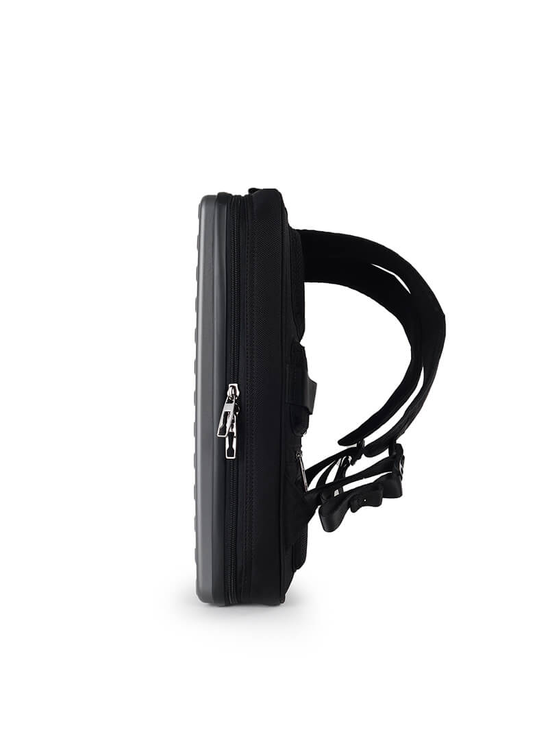 Stark+Edge Combo | Grey | Cabin Hard Luggage with Backpack