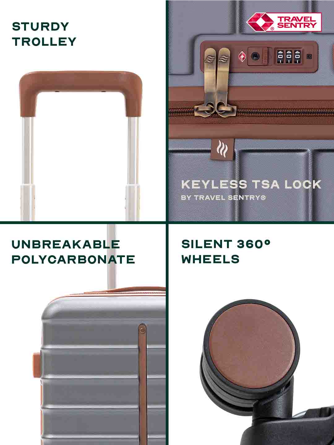 Odyssey | Grey | Medium Hard Luggage