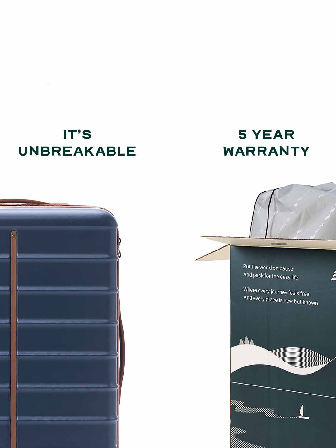 Odyssey Combo | Ocean | Cabin+Medium Hard Luggage