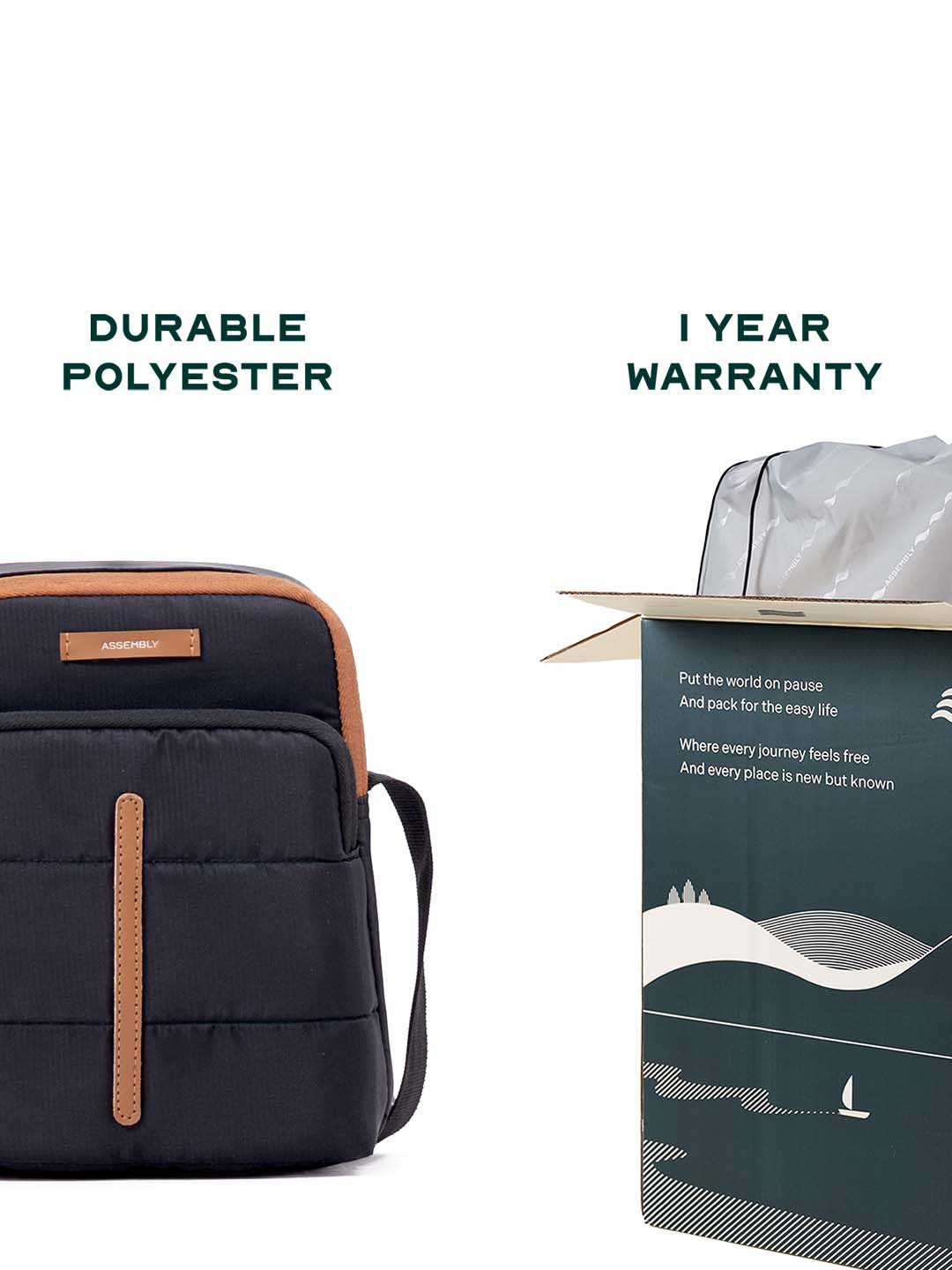 Odyssey Crossbody Sling Bag | Black | Everyday Utility Sling