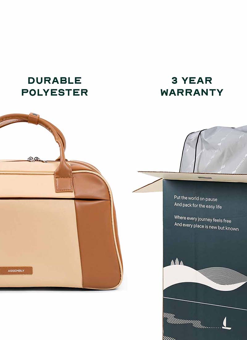 Verve | Beige | Premium Duffle Bag