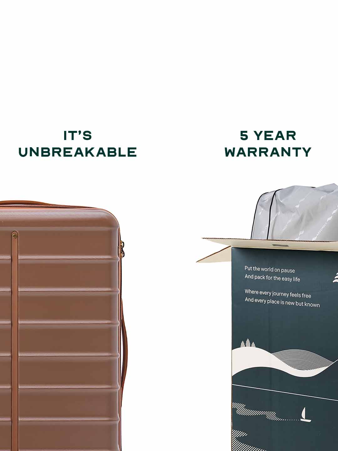 Odyssey | Brown | Large Hard Luggage