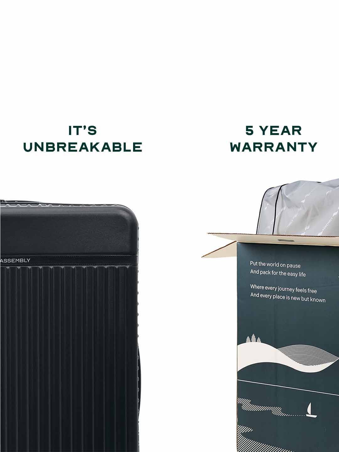 RoverPro | Black | Cabin Hard Luggage