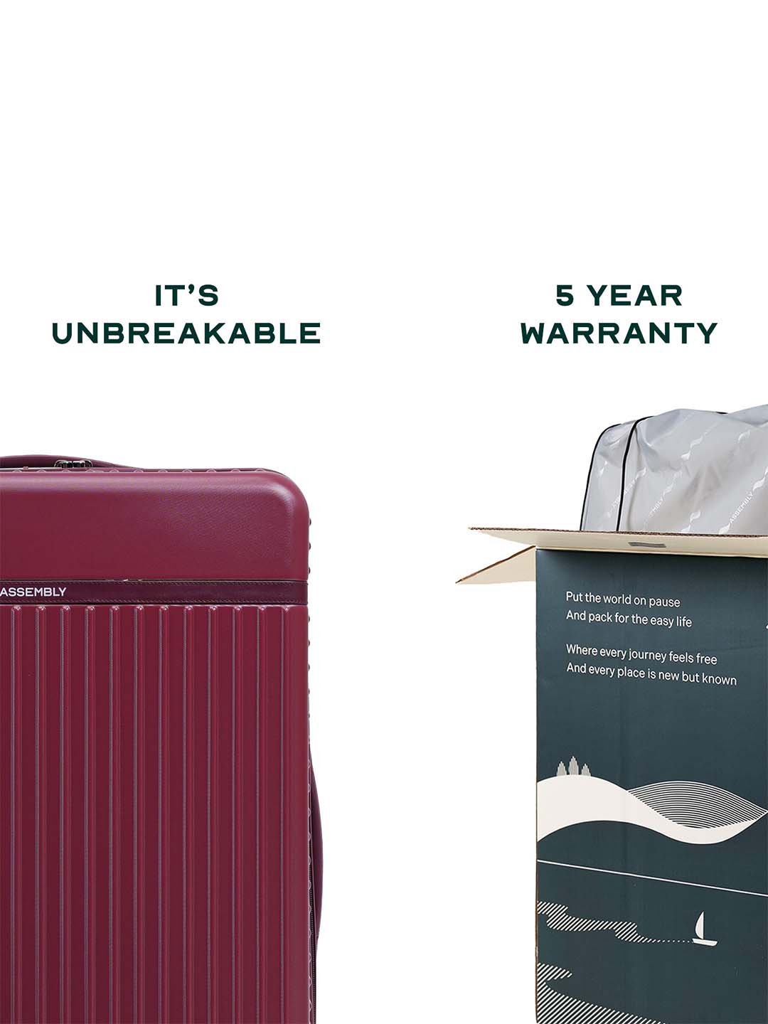 Rover Pro Combo | Wine | CabinPro+Medium Hard Luggage