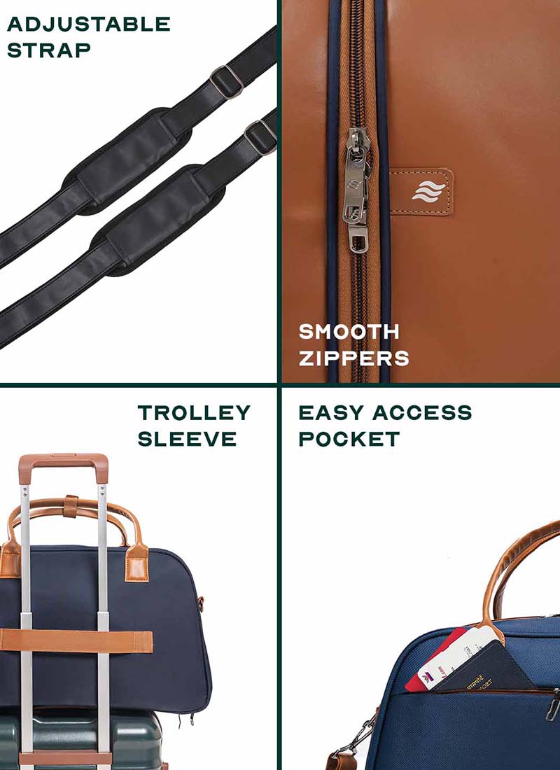 Verve | Blue | Premium Duffle Bag