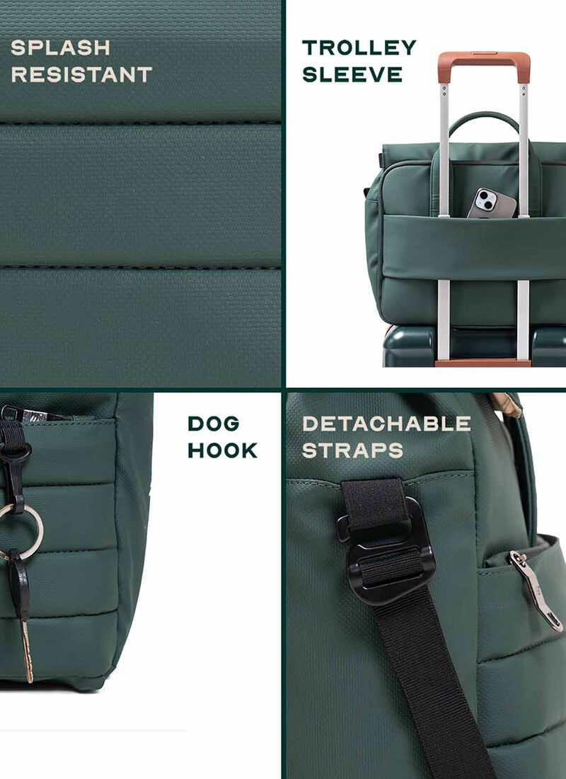 Stark Messenger | Green | Everyday Office Laptop Bag