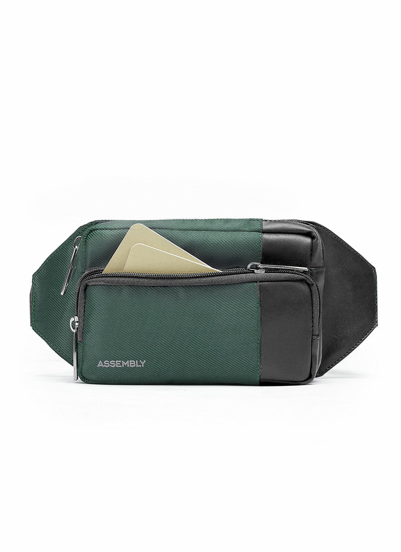 Buy Flux | Green | Fanny Pack – Crossbody Bag Online in India | Assembly