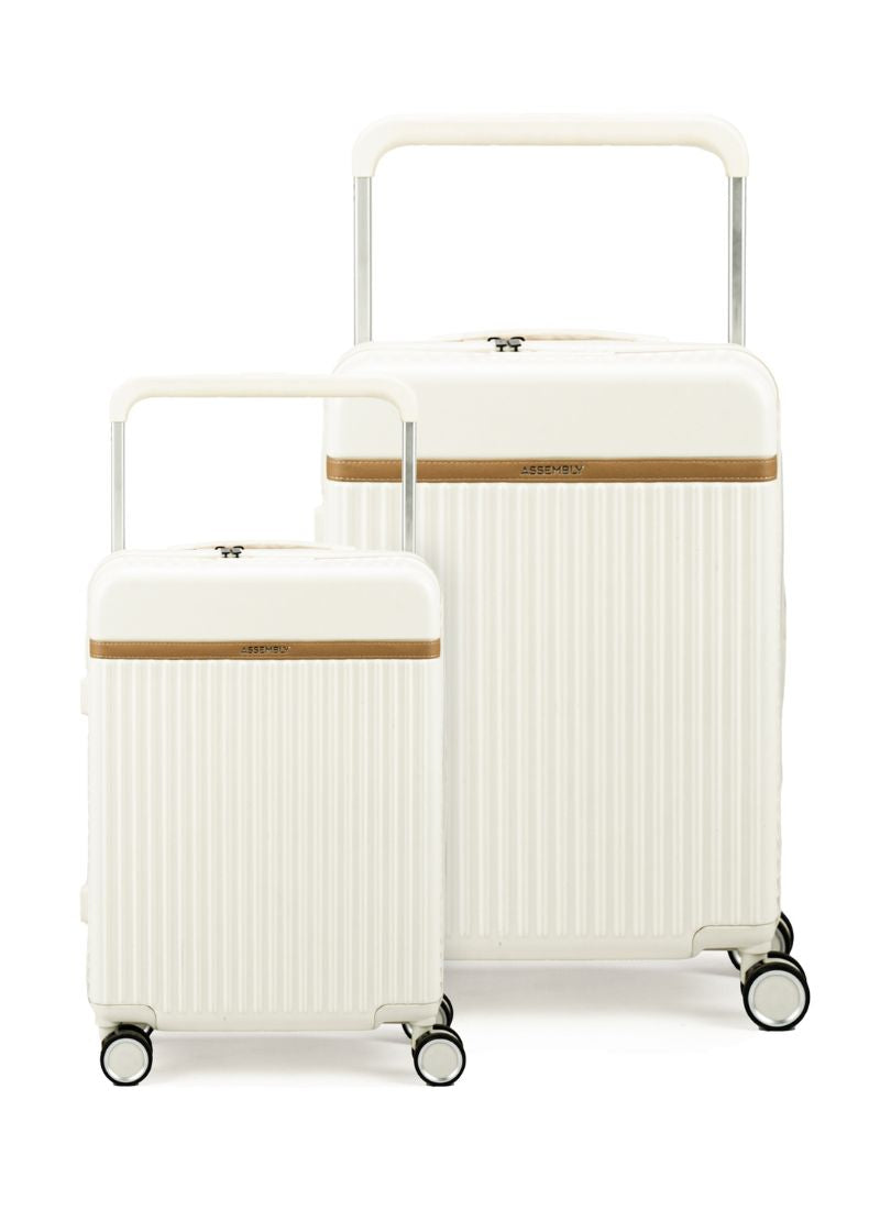 Rover Combo | Moon-White | Cabin+Large Hard Luggage