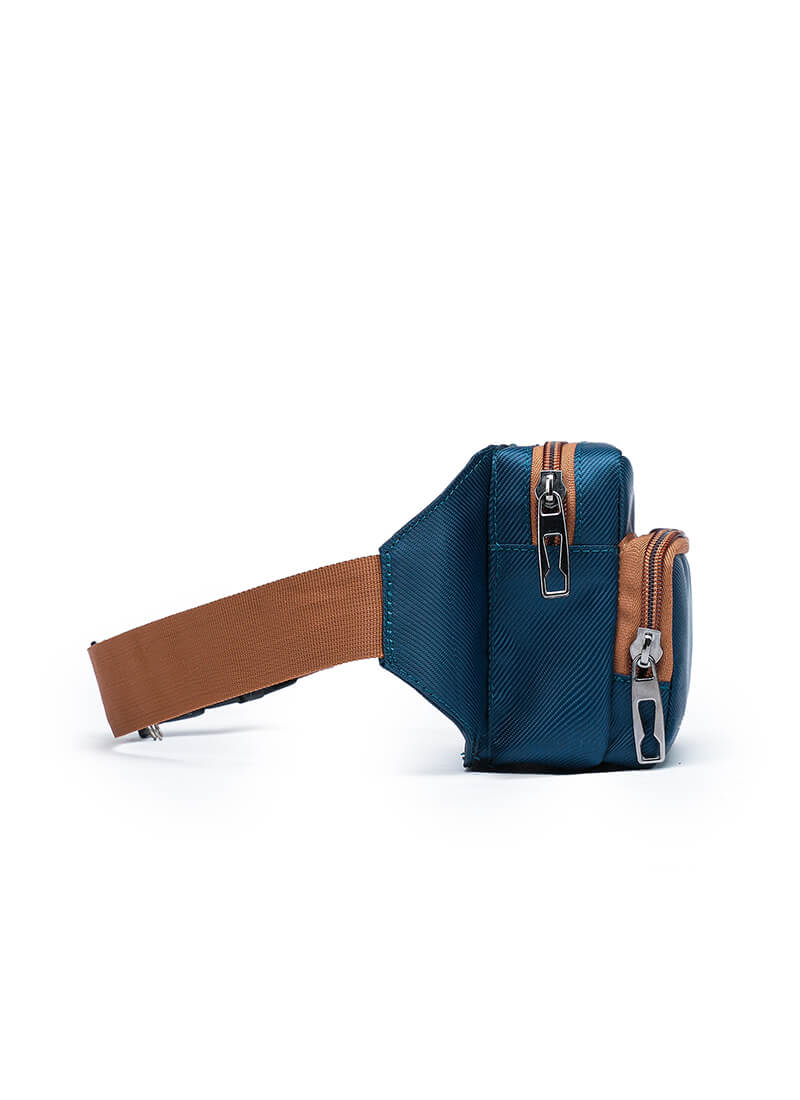 Verve & Flux Combo | Blue | Premium Duffle with Fanny Pack