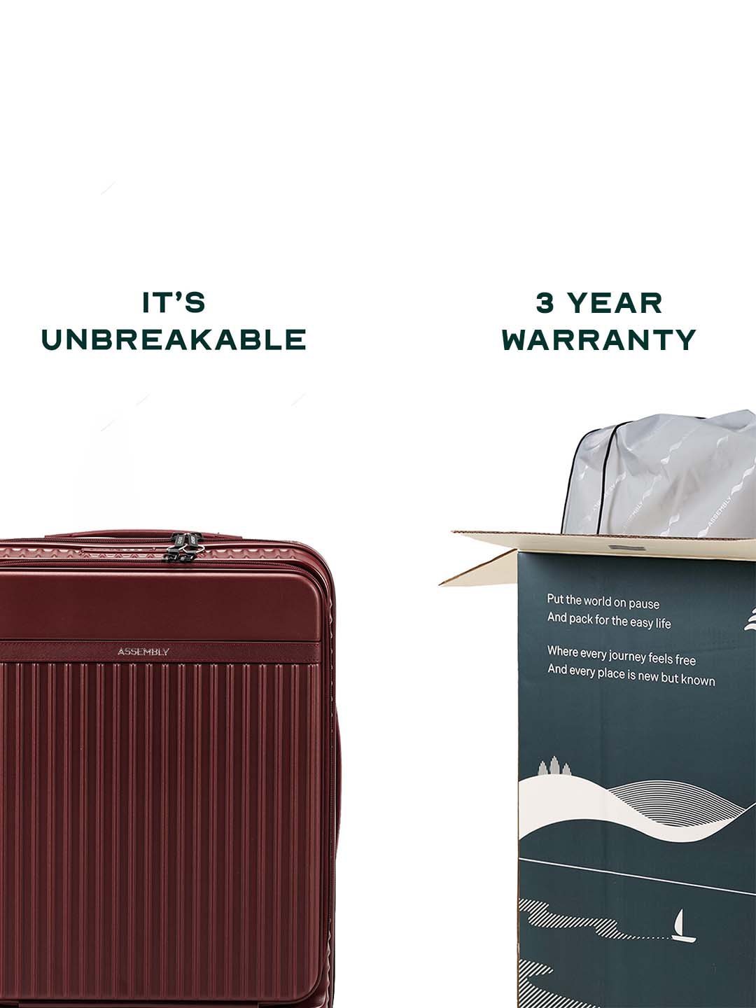RoverPro | Wine | Cabin Hard Luggage