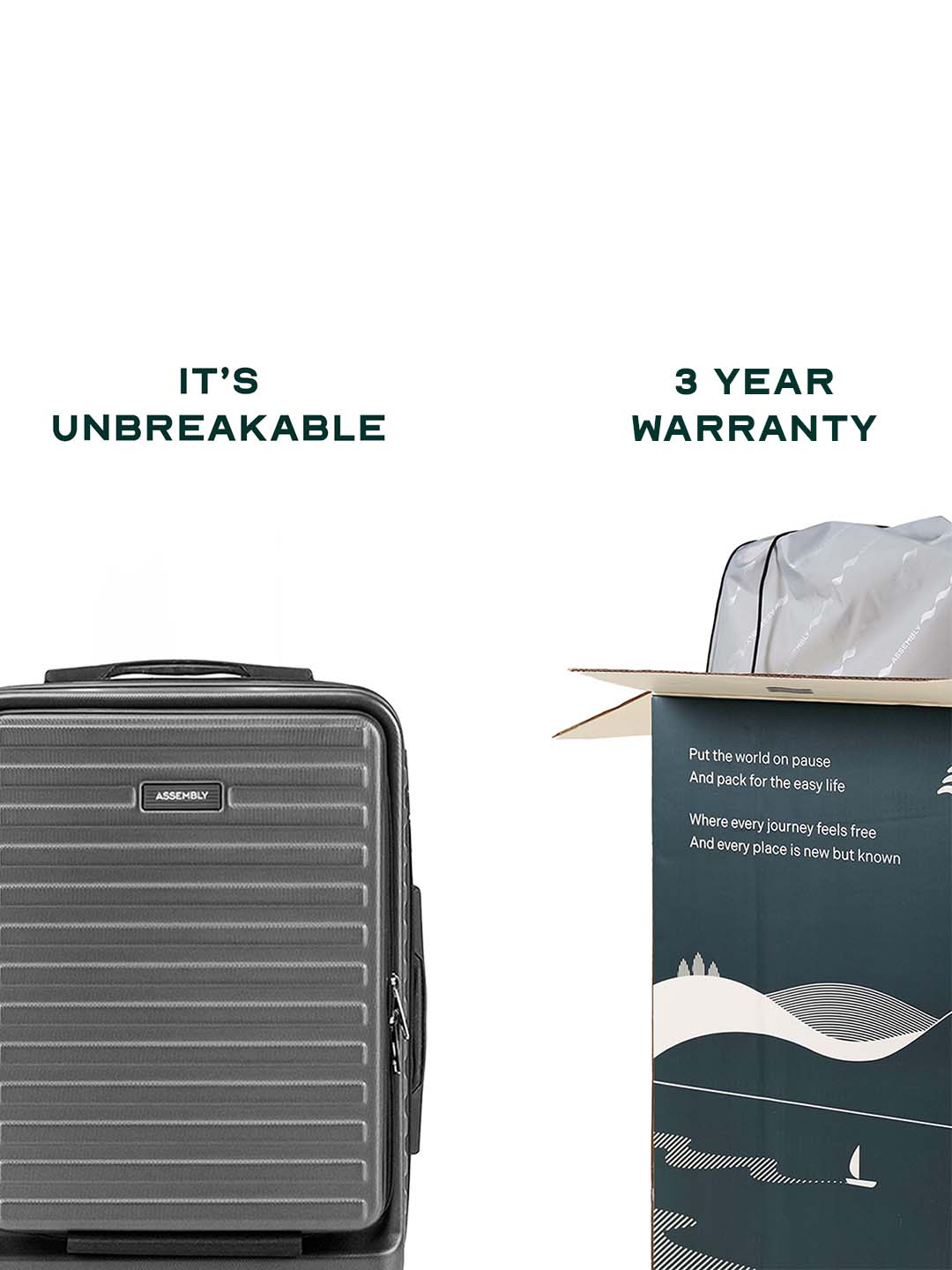 StarkPro | Grey | Cabin Hard Luggage