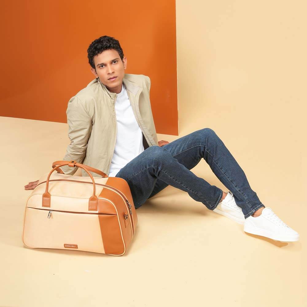 Verve | Beige | Premium Duffle Bag