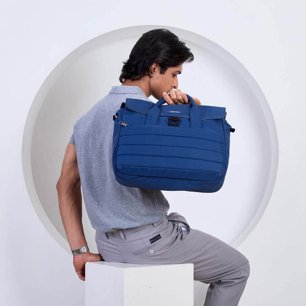 Stark Messenger | Blue | Everyday Office Laptop Bag