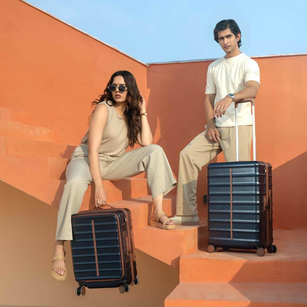 Buy OdysseyPro Combo | Ocean | CabinPro+Medium Hard Luggage – Set of 2, Cabin + Check In Hard Luggage Online in India | Assem
