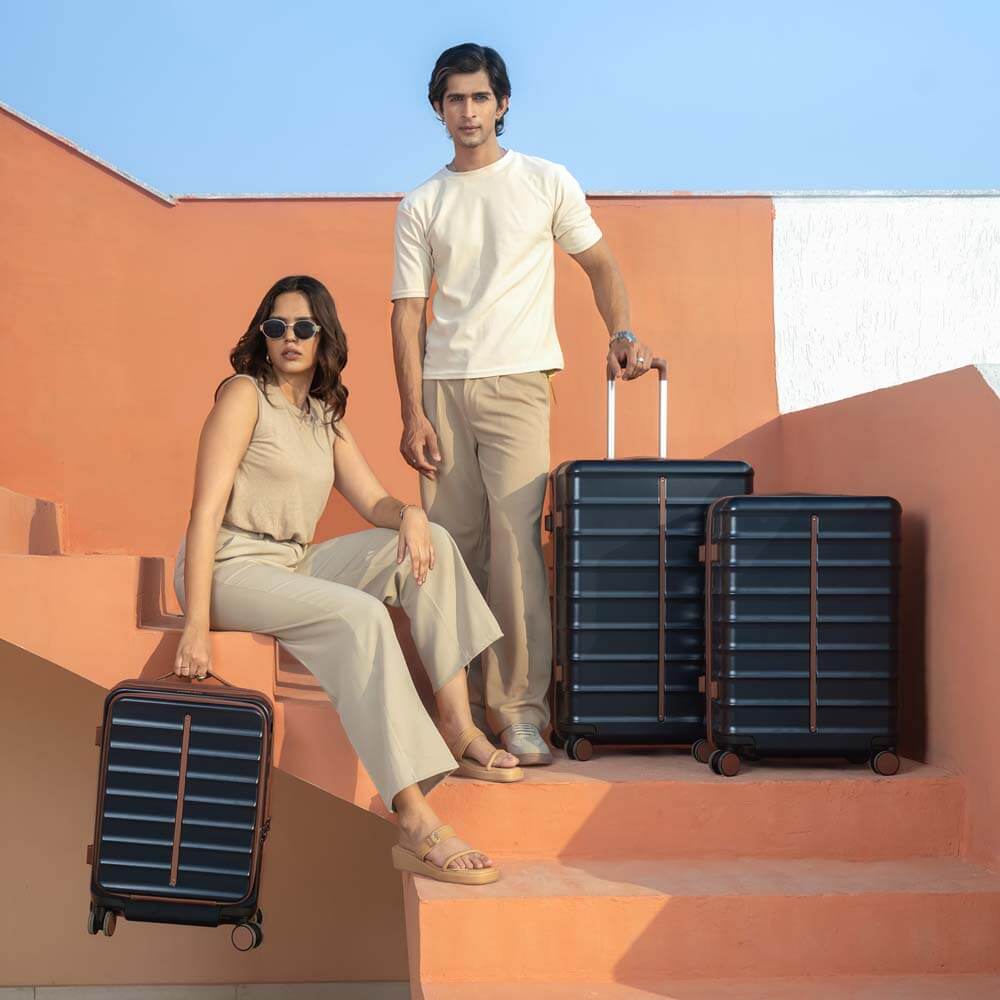 Buy OdysseyPro Combo Set of 3 | Ocean | CabinPro+Medium+Large Hard Luggage – Set of 3, Cabin + Check In Hard Luggage Online i