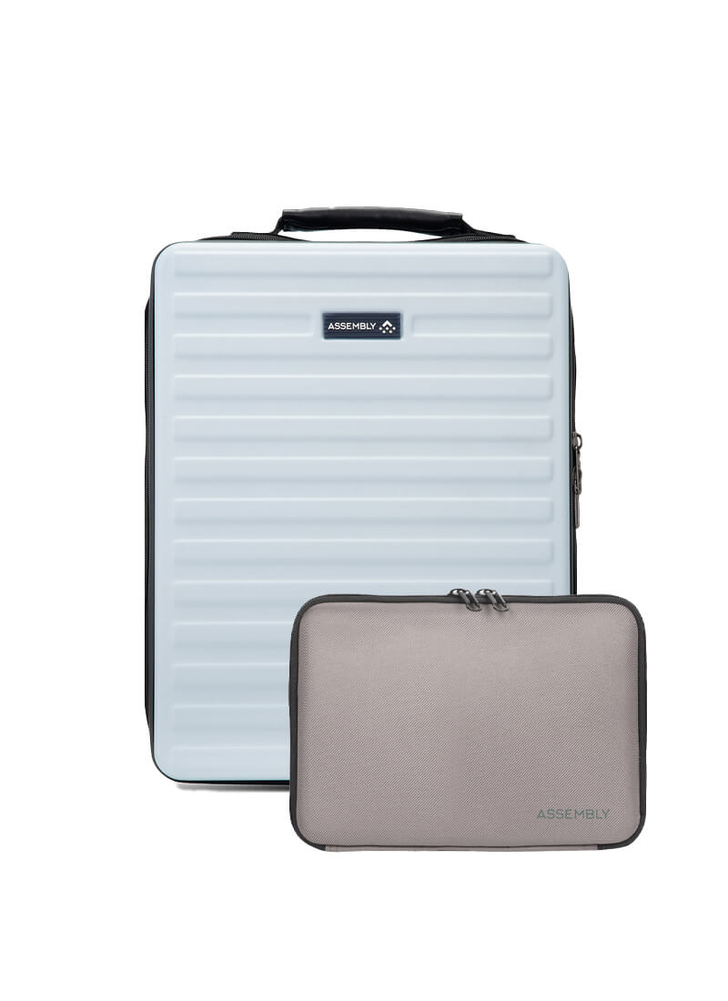 Edge+Tech Kit Combo | White | Hardshell Backpack with Tech-Kit