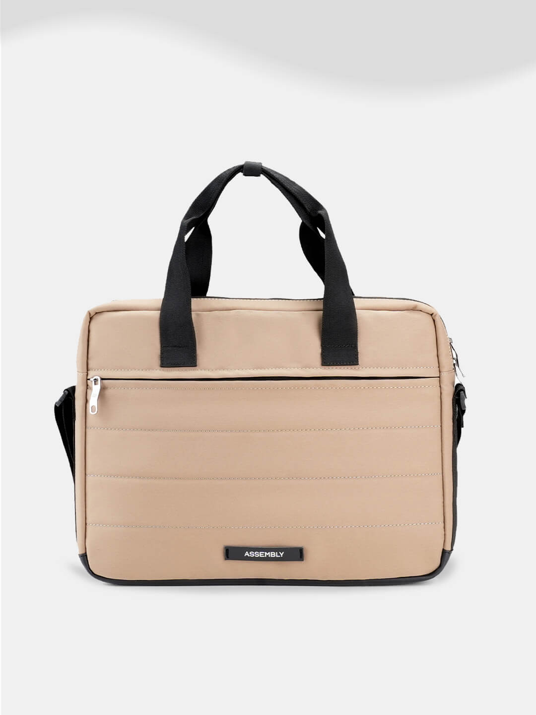 Float Laptop Messenger Bag Beige