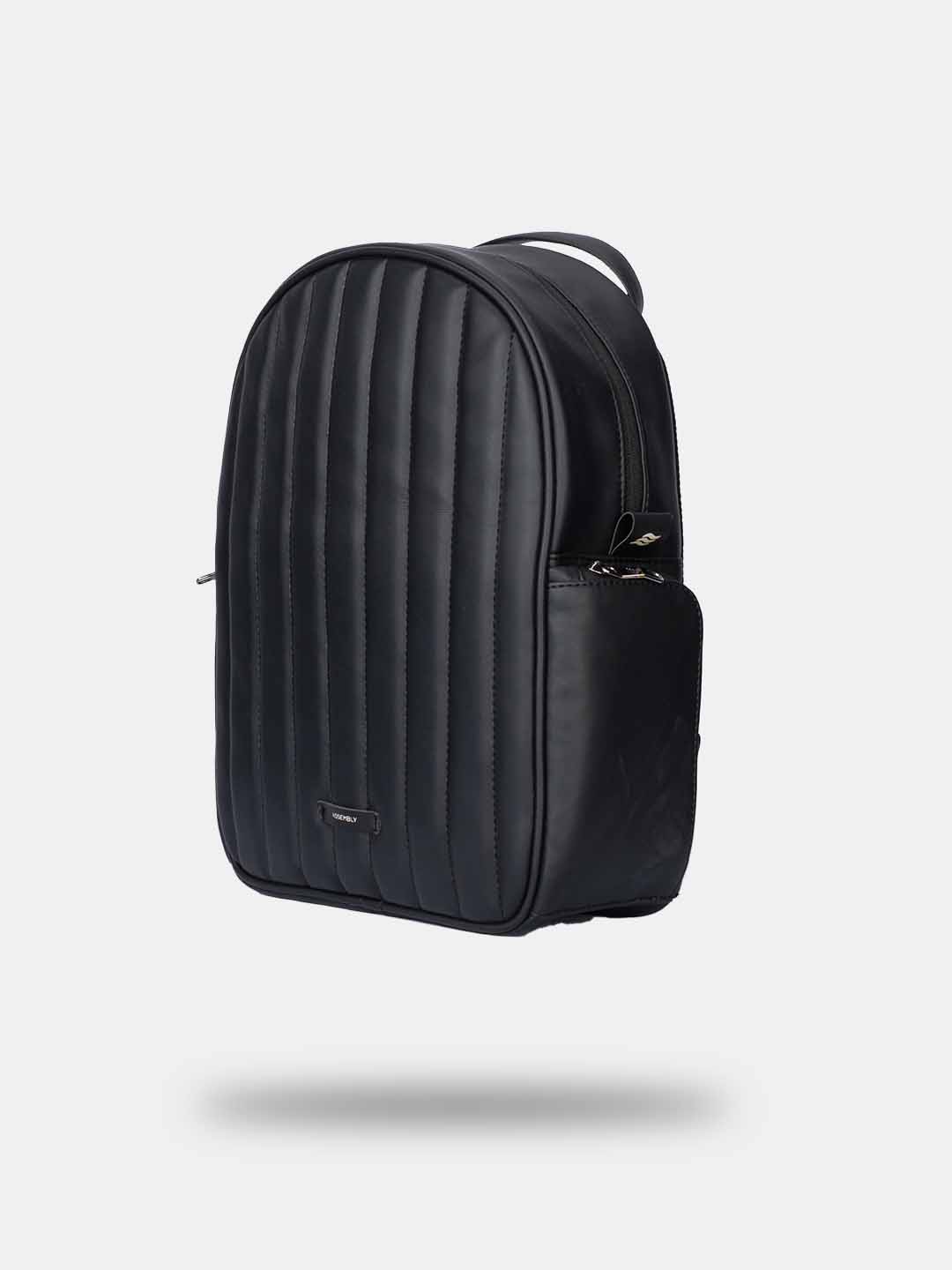 Buy Conchita Quilted Backpack Black – Backpacks Online in India | Assembly