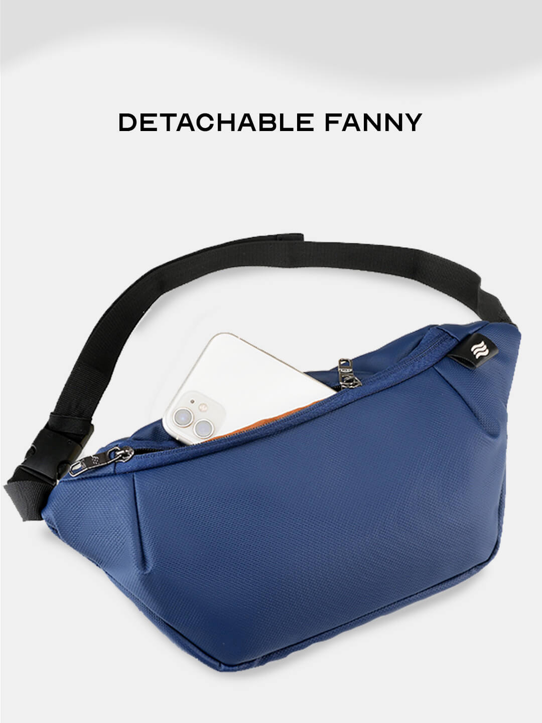 Merge Backpack with Detachable Fanny Pack Blue