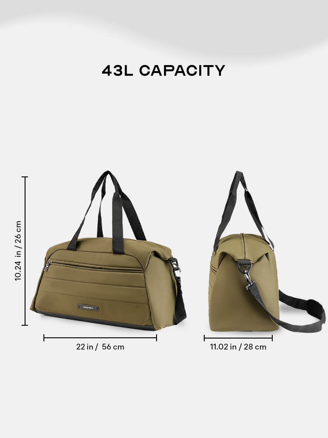 Float Premium Duffle Bag Olive Green