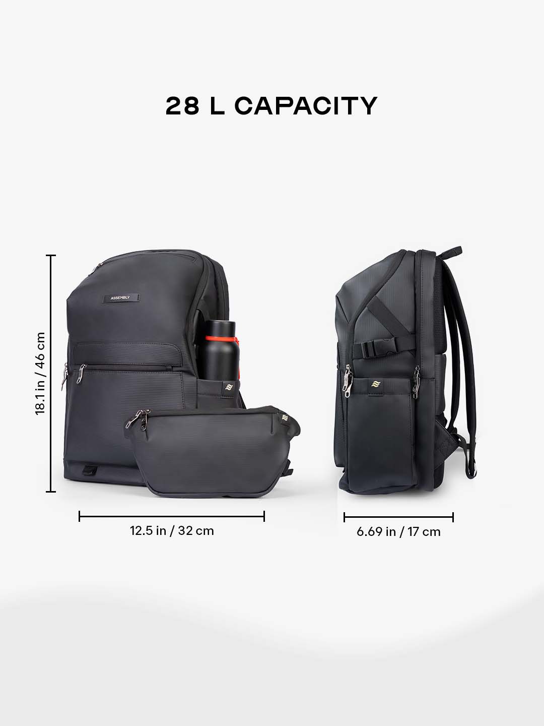 Buy Merge Backpack with Detachable Fanny Pack – Backpacks Online in India | Assembly