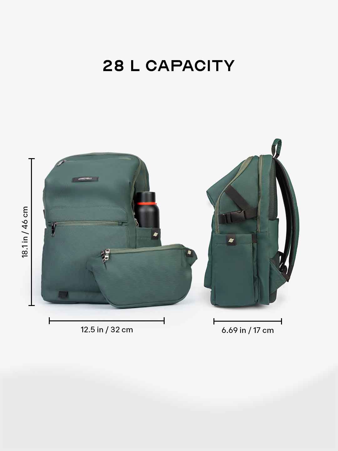 Merge Backpack with Detachable Fanny Pack