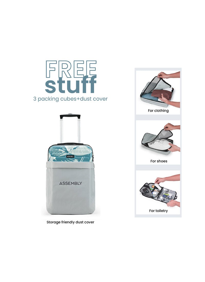 Stark | Tropical Print | Medium Hard Luggage