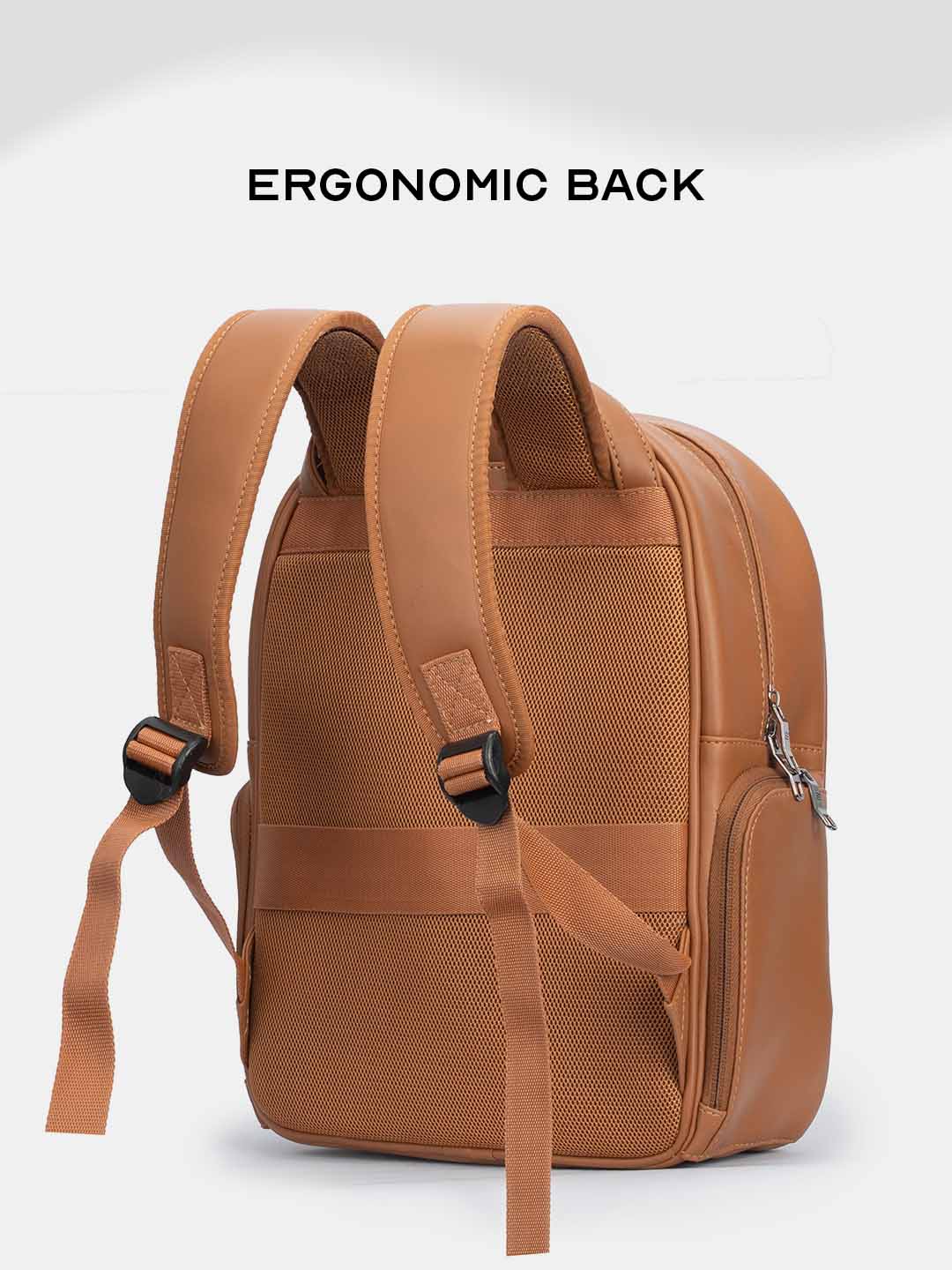 Buy Conchita Quilted Backpack Brown – Backpacks Online in India | Assembly