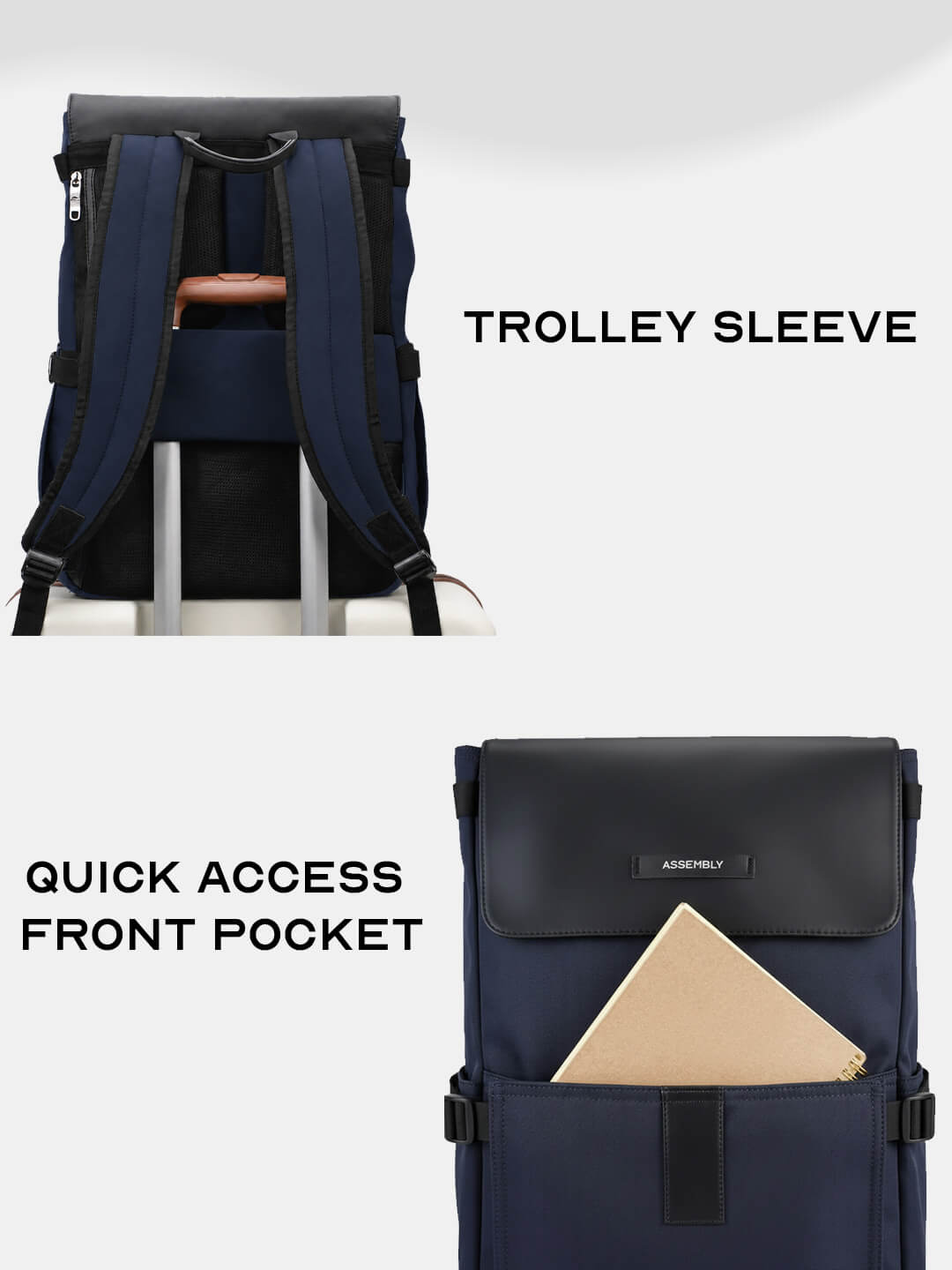 Kairo Laptop Backpack Blue