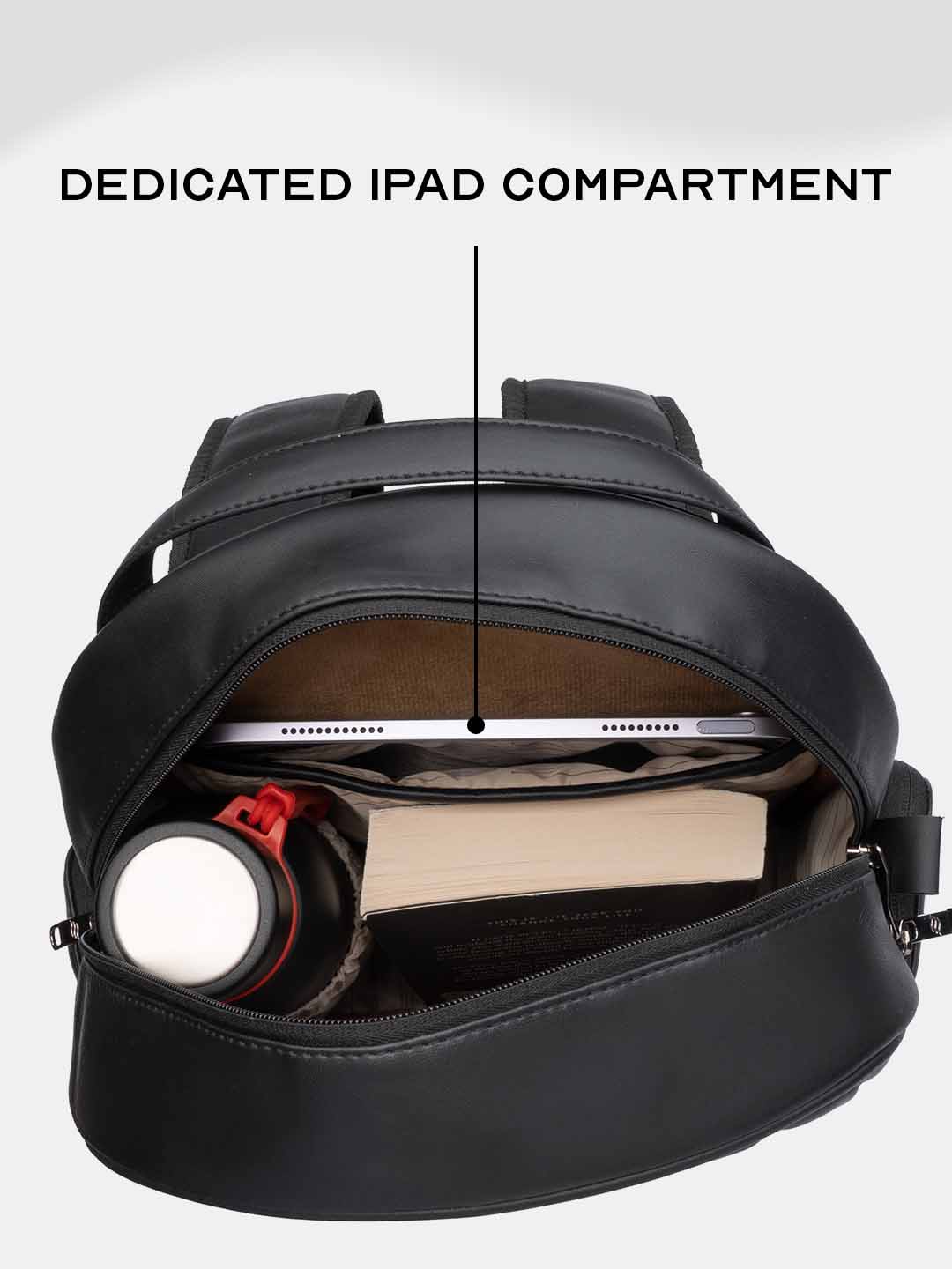 Buy Conchita Quilted Backpack Black – Backpacks Online in India | Assembly