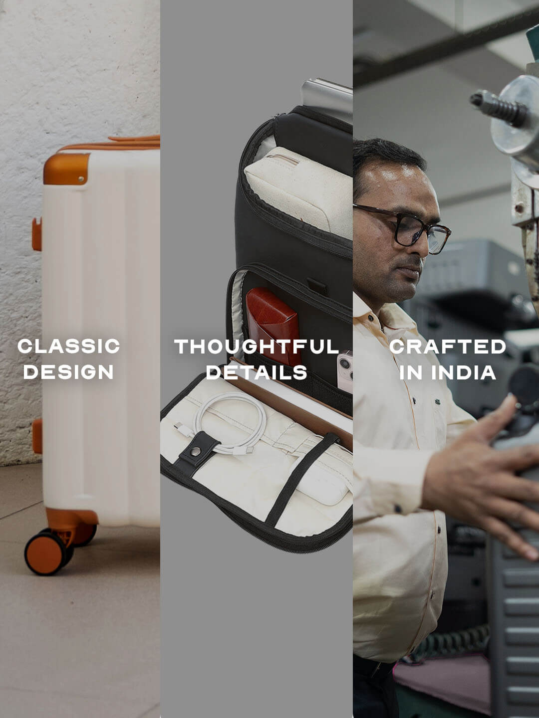 Stark | Moon-White | Cabin Hard Luggage
